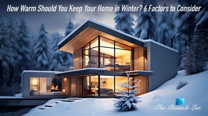 What is a comfortable temperature for a house in winter?