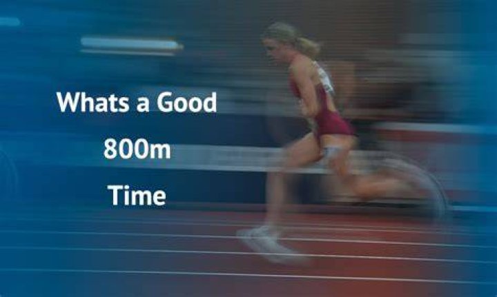 What is a good 800-meter time for high school boy?