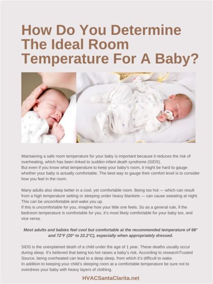 What is a good room temperature for a newborn?
