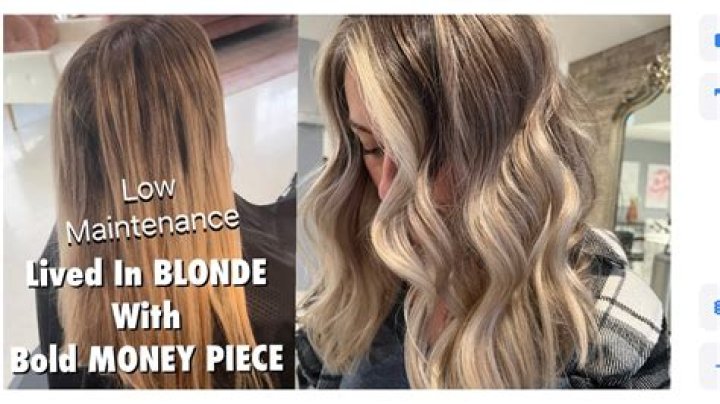 What is a money piece hair Colour?
