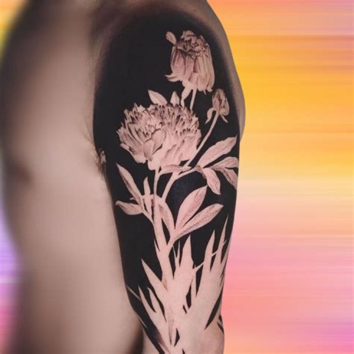 What is a negative space tattoo?