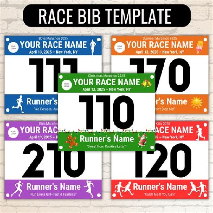 What is a runners number called?