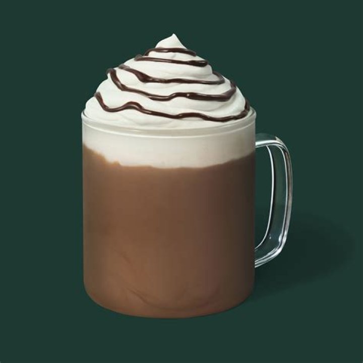 What is a zebra hot chocolate at Starbucks?