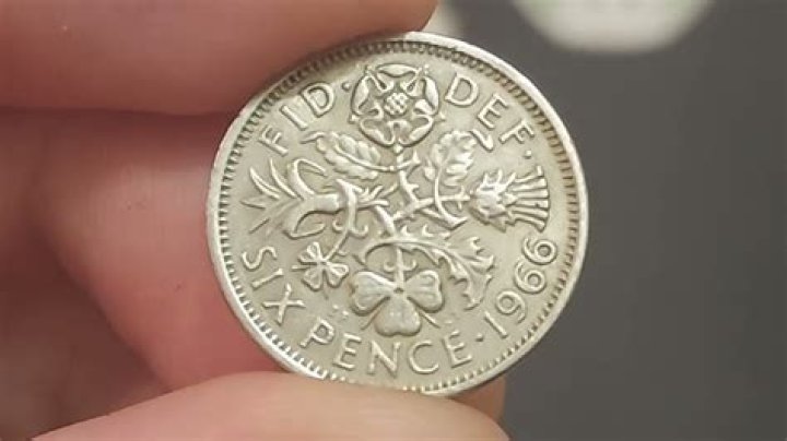 What is an English sixpence?