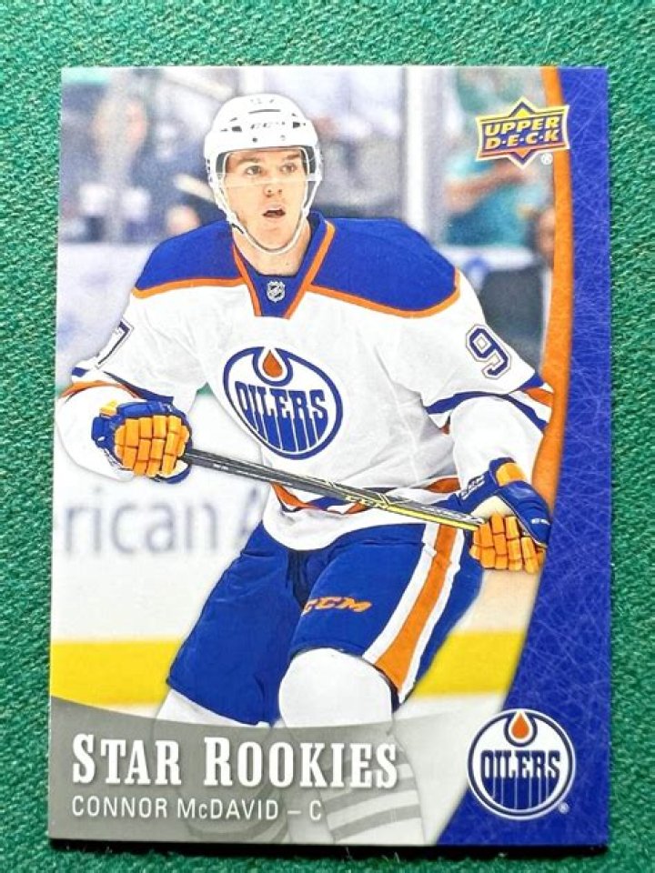 What is Connor McDavid rookie card worth?