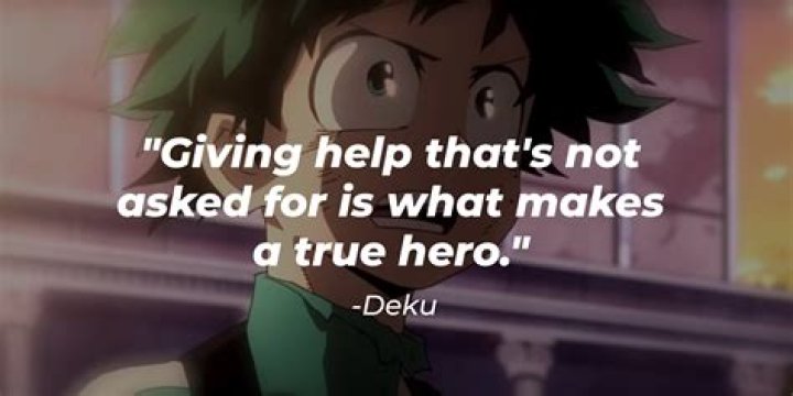 What is Deku's quote?