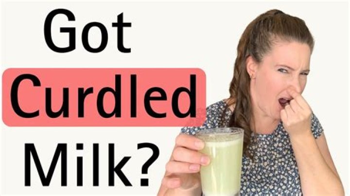 What is meaning of curdled?