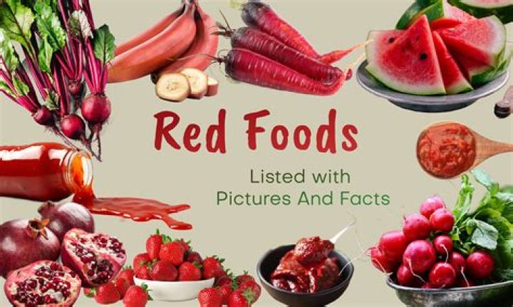 What is red food?