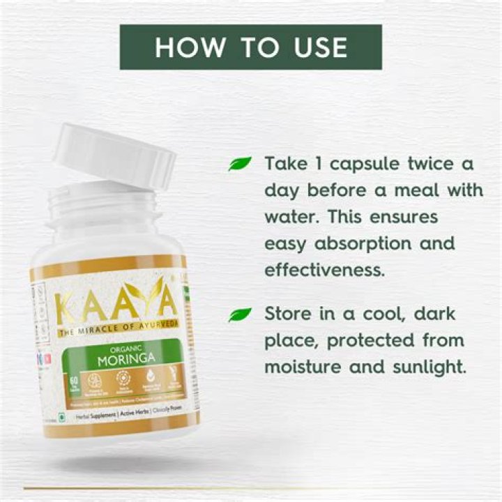 What is the best time of day to take moringa capsules?