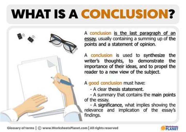 What is the conclusion in the text?