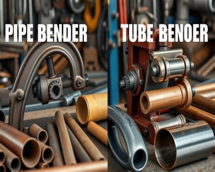 What is the difference between a pipe bender and a tube bender?