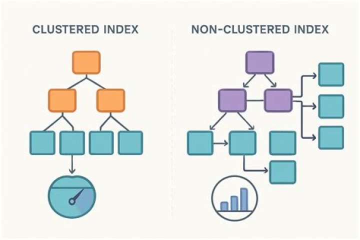 What is the difference between clustered and non-clustered index in SQL?