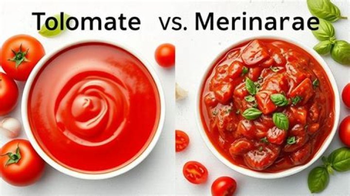 What is the difference between tomato sauce and marinara sauce?