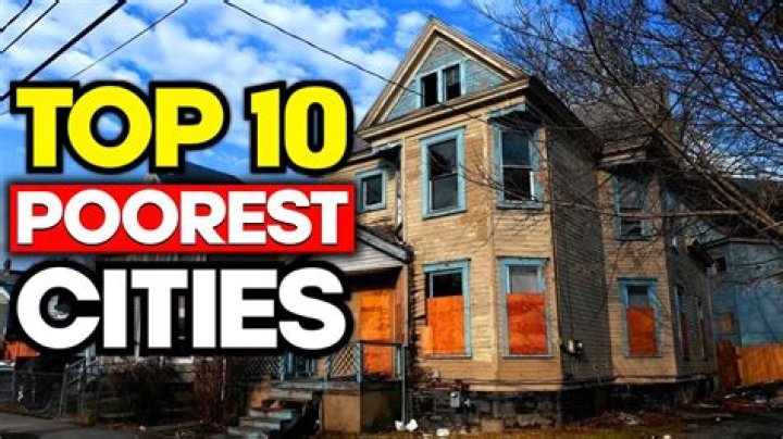 What is the poorest city in the US 2020?