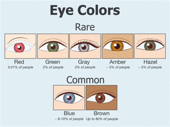 What is the rarest color of eyes?