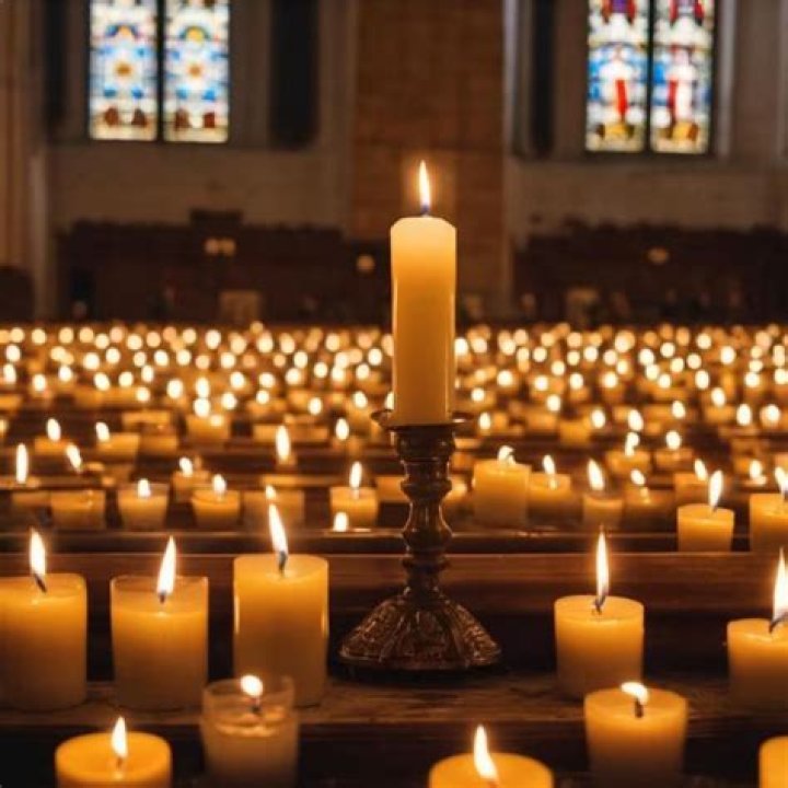 What is the red candle in the Catholic Church?