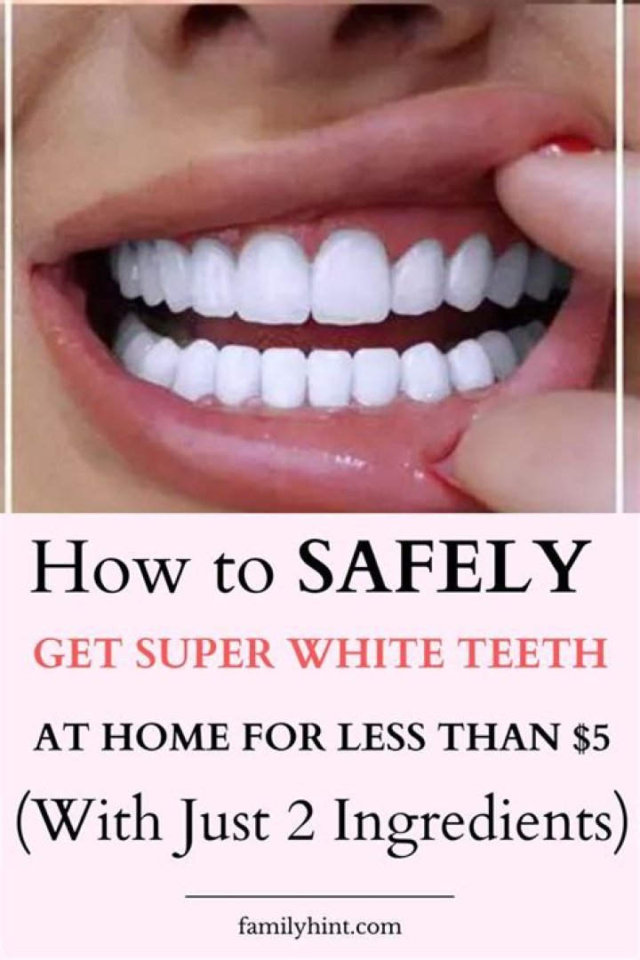What is the safest way to whiten teeth at-home?