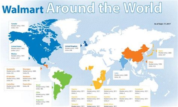 What other countries have Walmart?