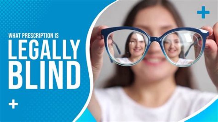 What prescription is legally blind farsighted?