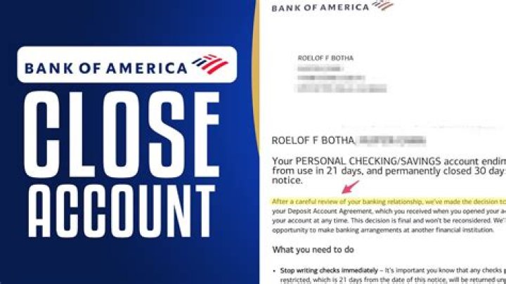 What reasons can a bank close your account?