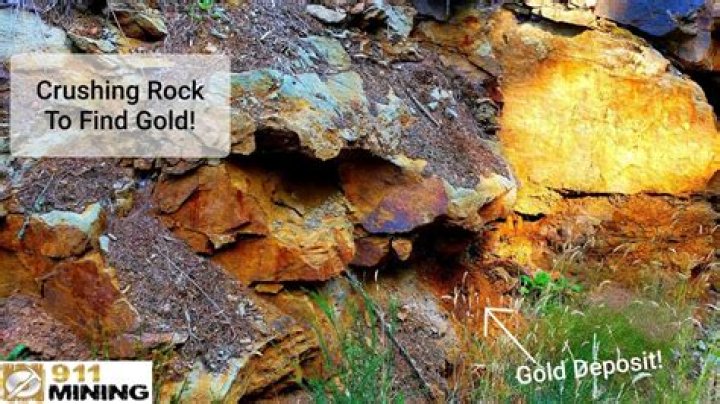 What rocks contain gold?