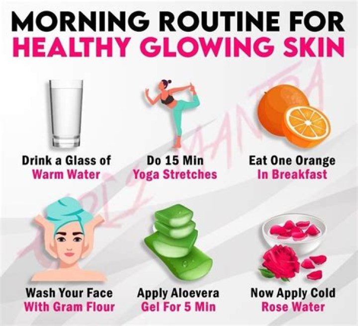 What should avoid for glowing skin?