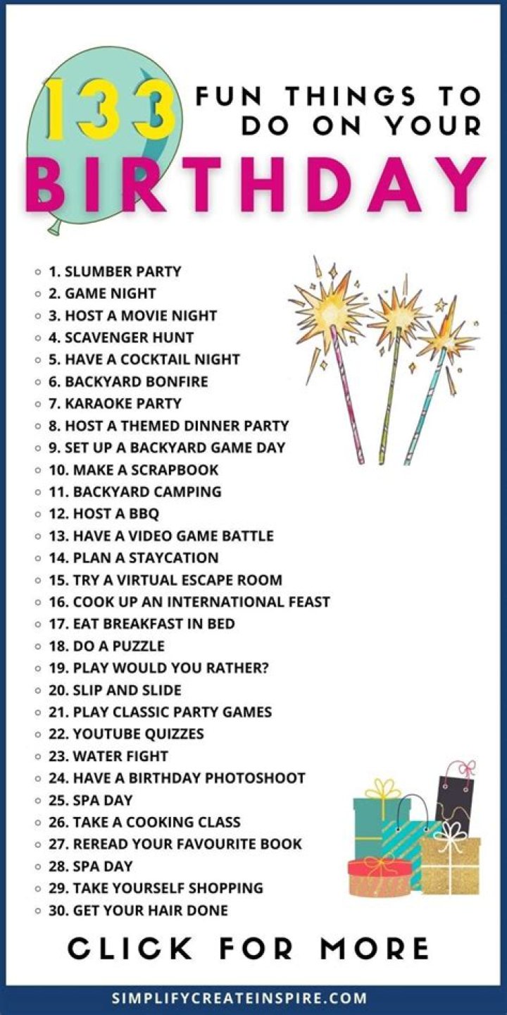 What should I do for my 11 birthday?