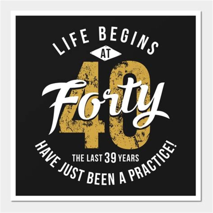 What should I do with my life at 40?