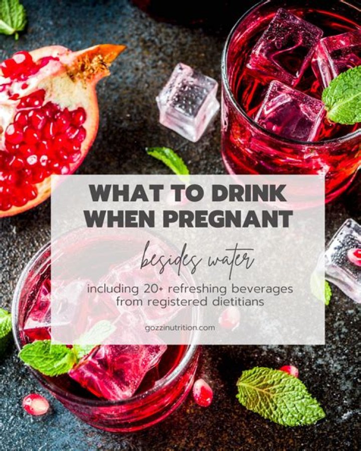 What should you drink when pregnant?