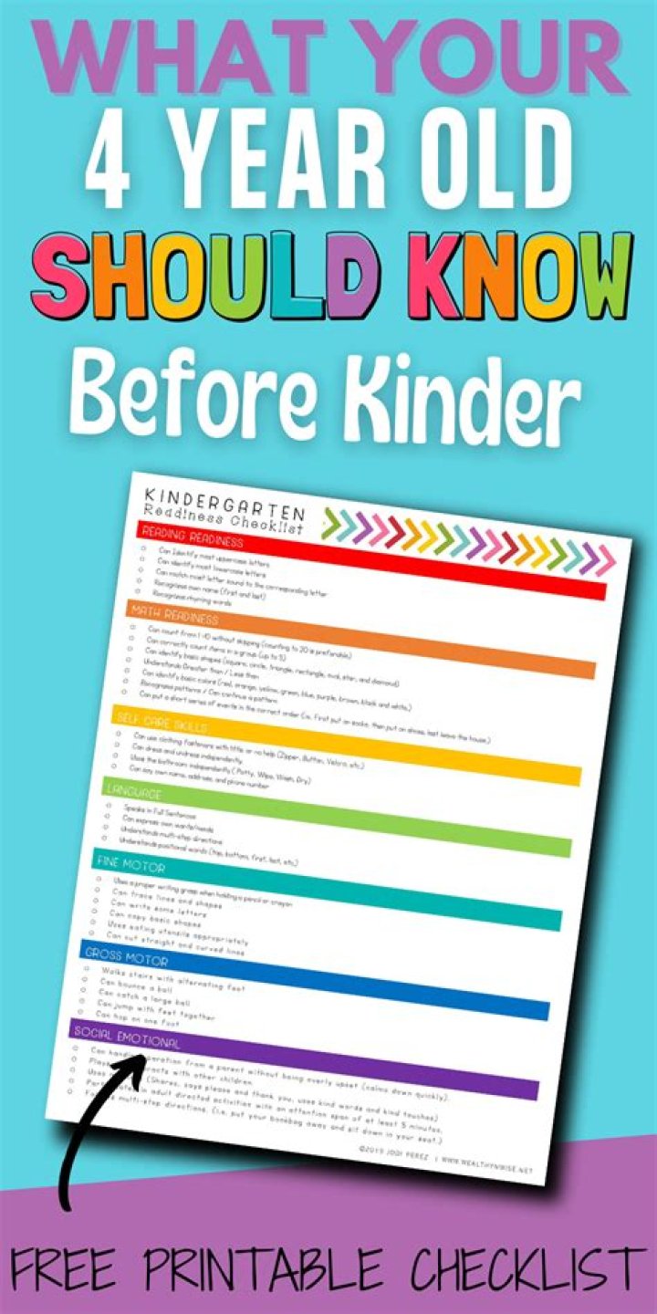 What writing skills should a 4 year old have?