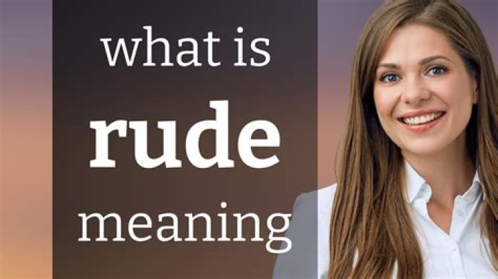 Whats considered rude in Canada?