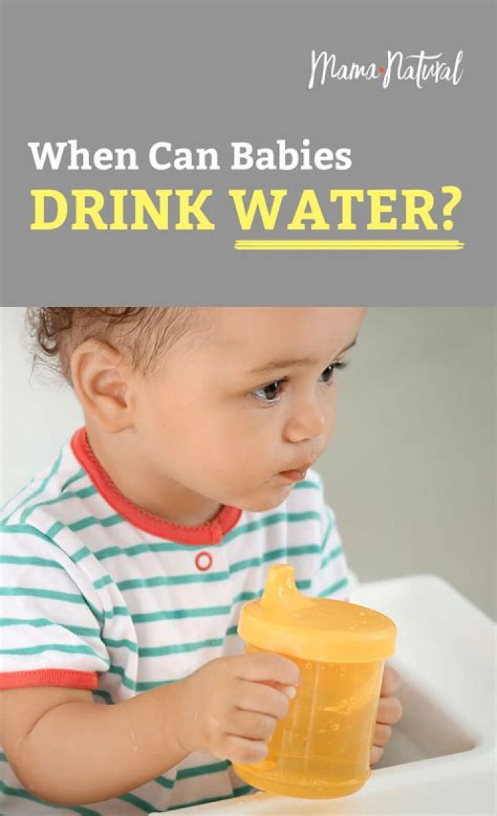 When can babies drink tap water?
