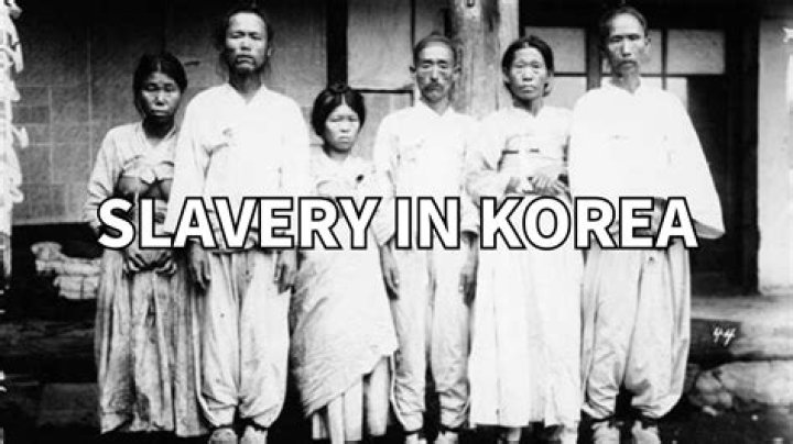 When did slavery end in Korea?