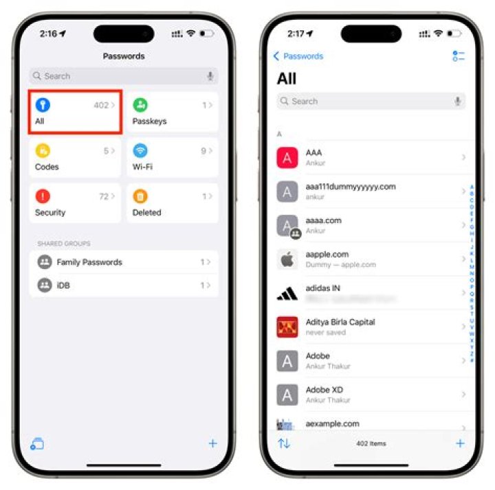 Where are iPhone texts stored?