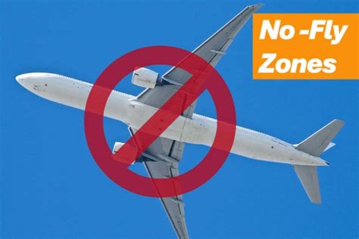Where can planes not fly over?