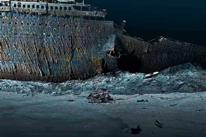 Where is the big piece Titanic now?