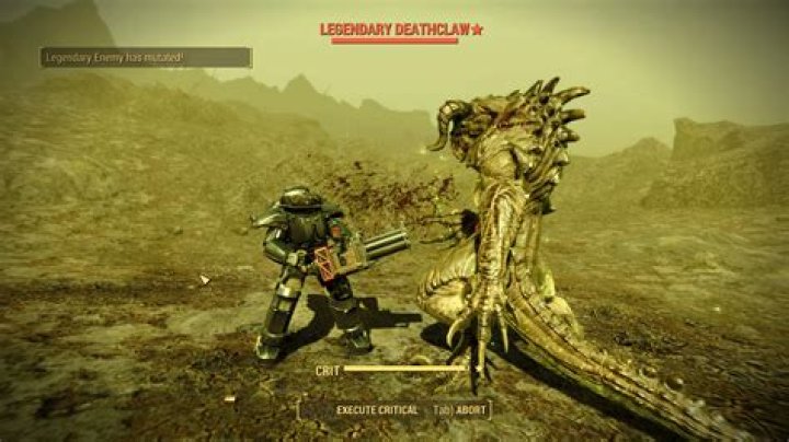 Where is the legendary deathclaw?