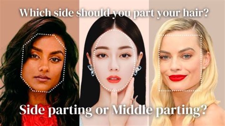 Where should you part your hair if you have a widow's peak?