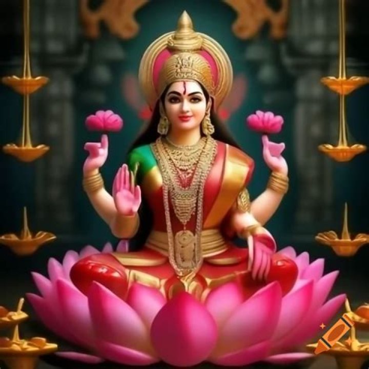 Which color is favorite for Goddess Lakshmi?