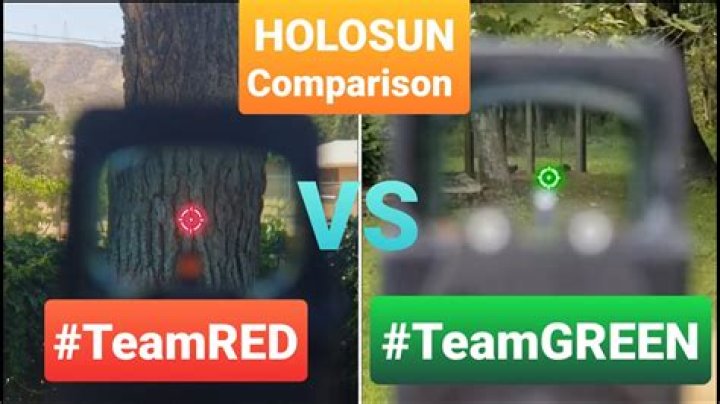 Which is better a green or red reticle?