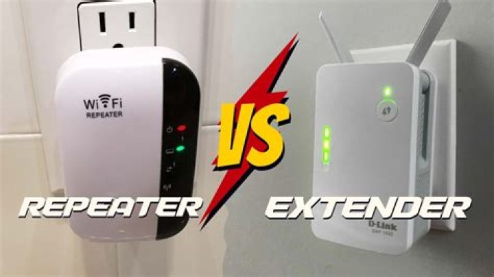 Which is better extender or repeater?
