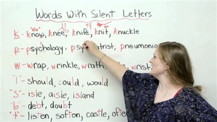 Which letter is silent in the word knife?