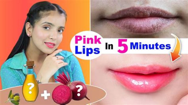 Which vitamin makes your lips pink?
