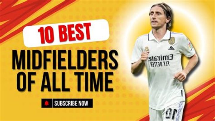 Who are the top 10 midfielders in the world 2022?