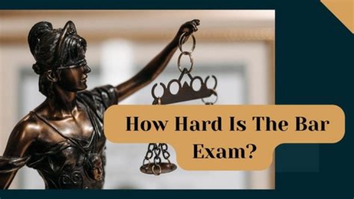 Who has the hardest bar exam?