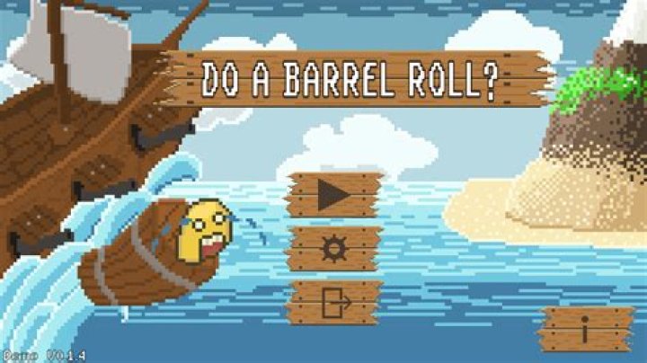 Who says do a barrel roll?