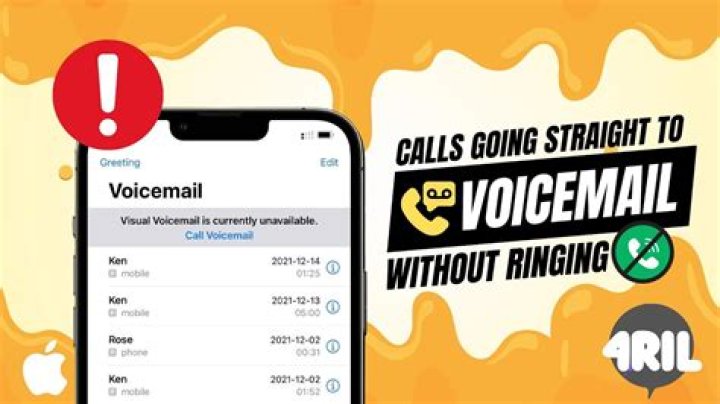 Why call goes straight to voicemail?