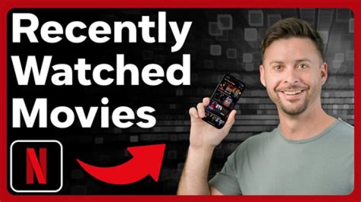 Why can't I find a movie I just watched on Netflix?