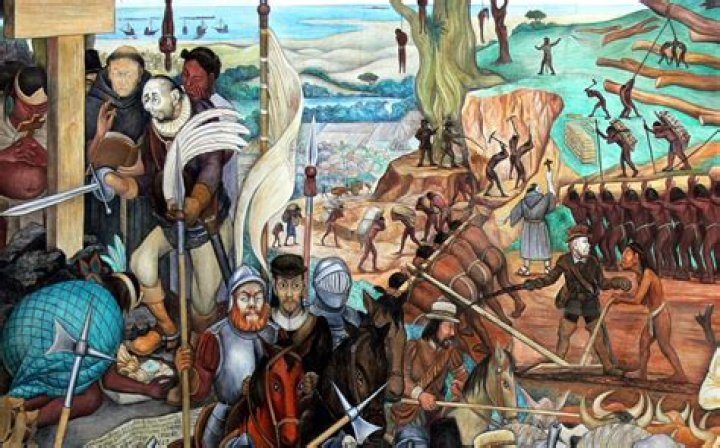 Why did the Spanish enslave the natives?