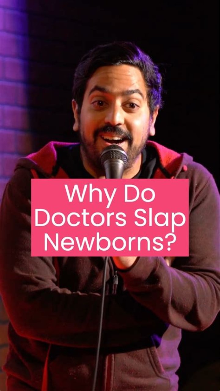 Why do doctors slap newborn babies?